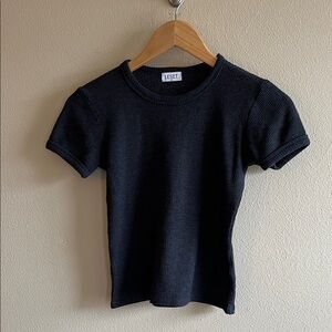 LESET Willow Waffle Knit Baby Tee